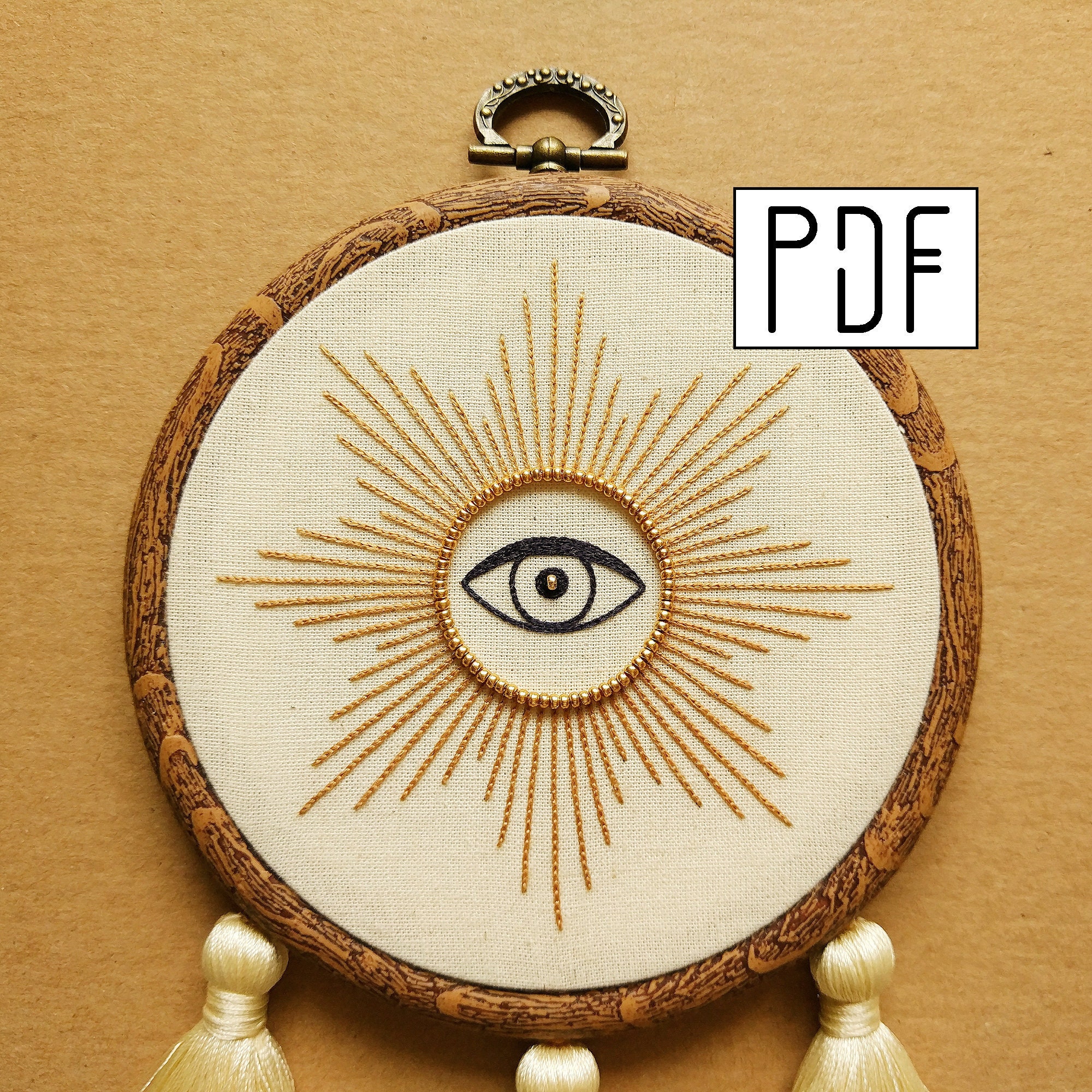 Digital PDF Pattern Star Eye Hand Embroidery Pattern PDF - Etsy Denmark