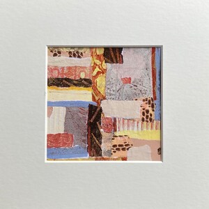 Arte acrilica astratta, pittura su carta, arte opaca, arte murale originale, paesaggio espressionista, decorazione murale, piccola arte, unico nel suo genere