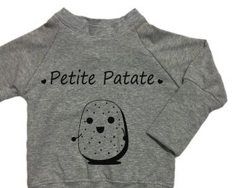 Grow with me top '' Petite Patate '' UNISEX