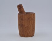 Vintage Wood pestle, Wooden Mortar And Pestle from Scandinavia, Handmade, Collectibles Mortar Pharmacist Mortar home decor Sweden
