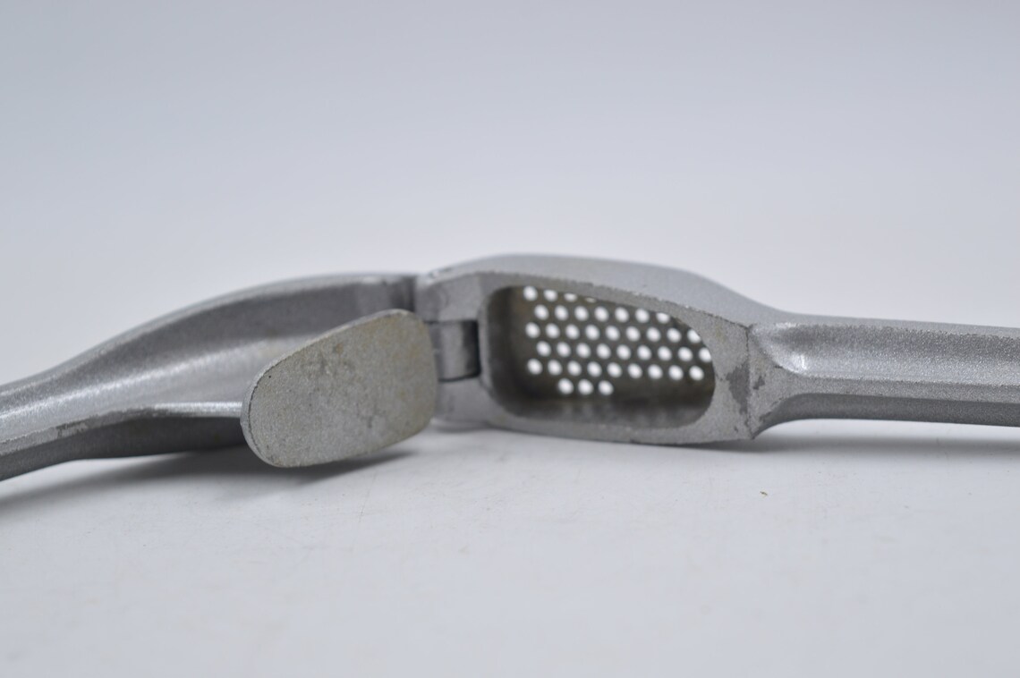 Vintage garlic press Heavy duty Aluminum Garlic Press Cast Etsy