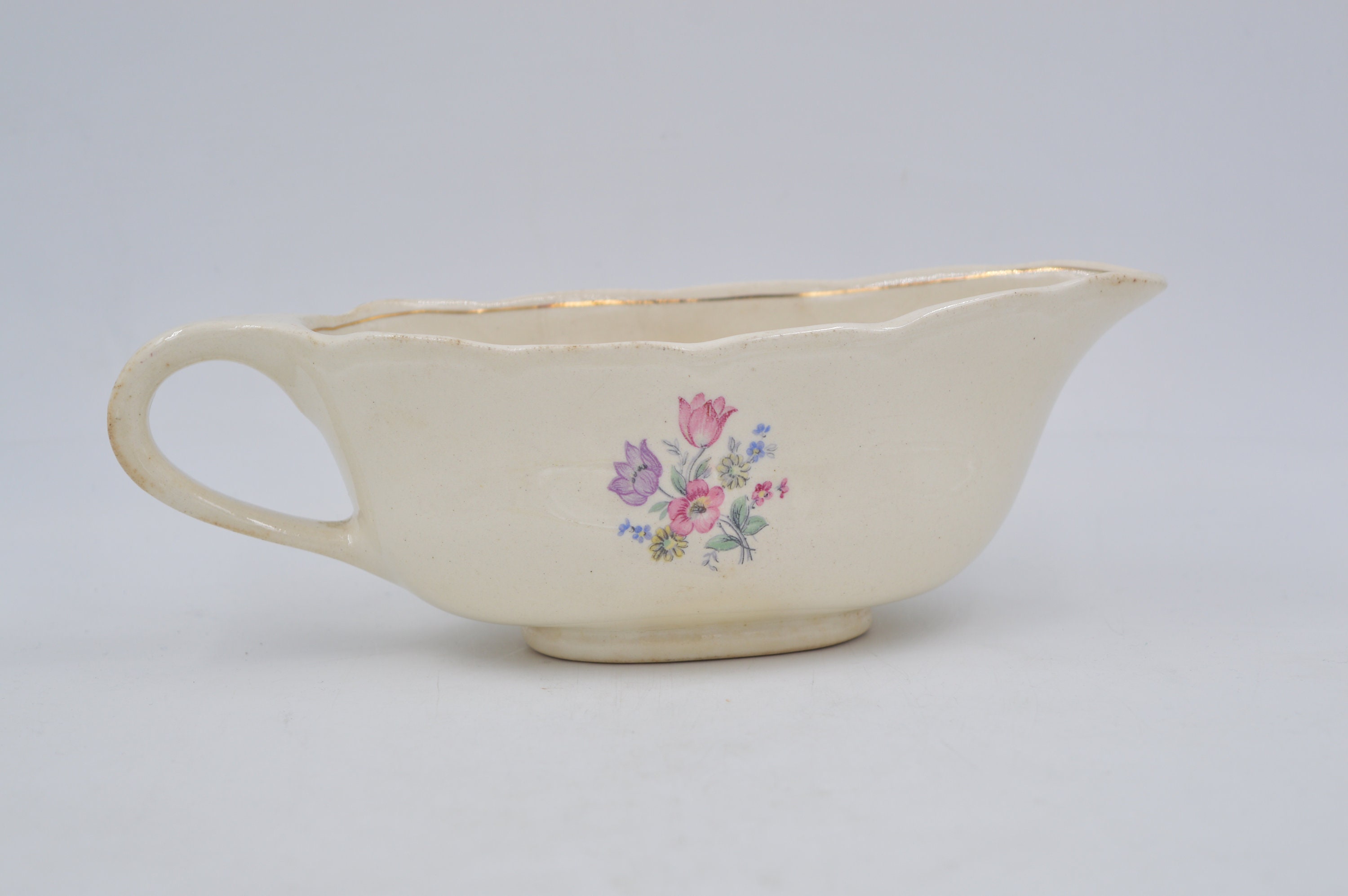 Antique Gravy Boat Gravy Jug by Gustavsberg Flint Porslin Etsy