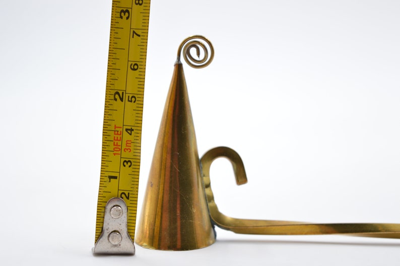 Candle Snuffer Large Vintage Brass Candle Snuffer Swedish Etsy