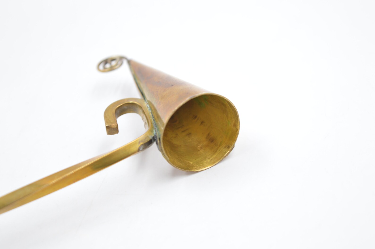 Candle Snuffer Large Vintage Brass Candle Snuffer Swedish Etsy