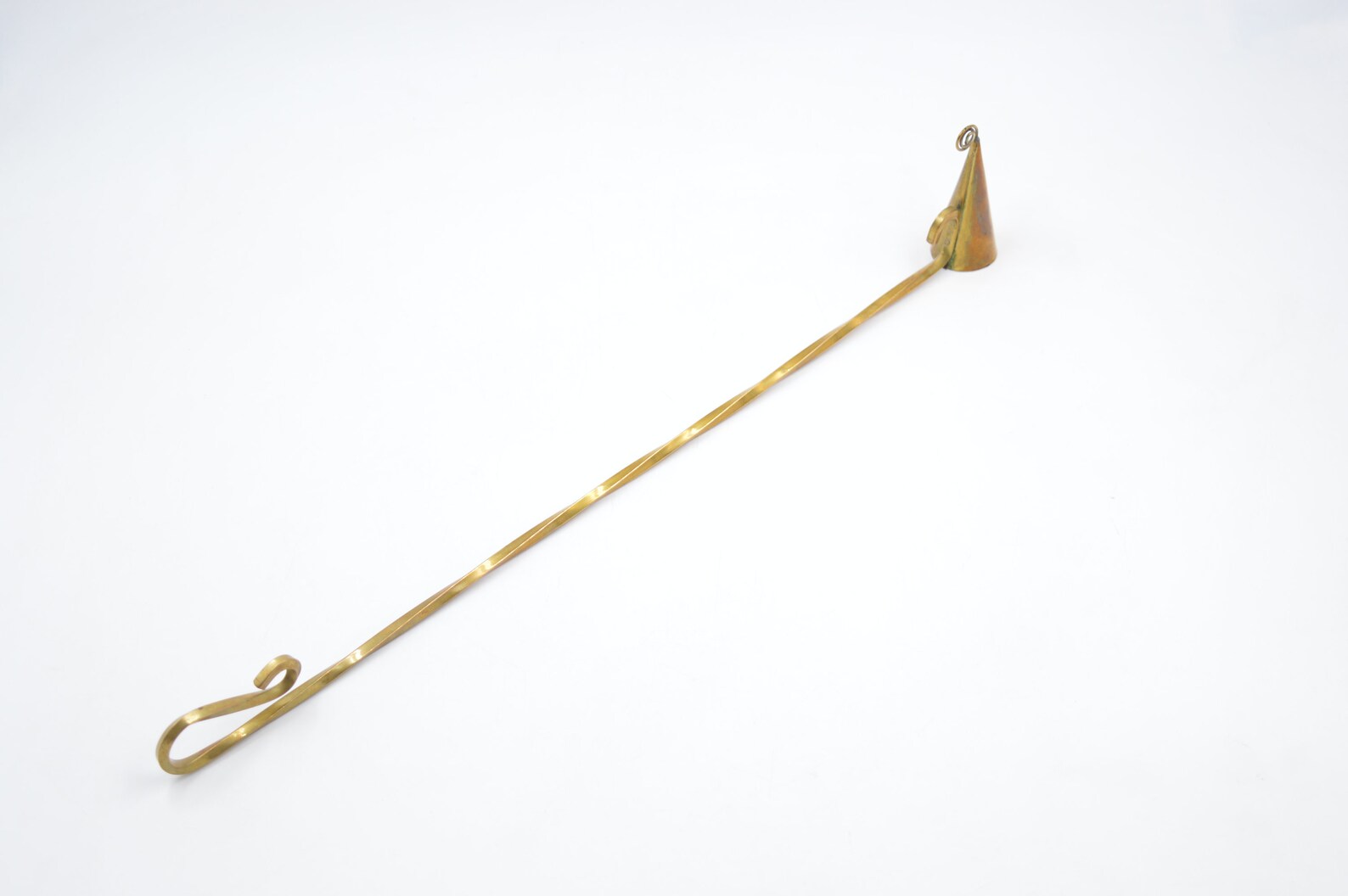 Candle snuffer Large vintage brass candle snuffer Swedish Etsy