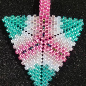Beaded Triangle Pendant 91421