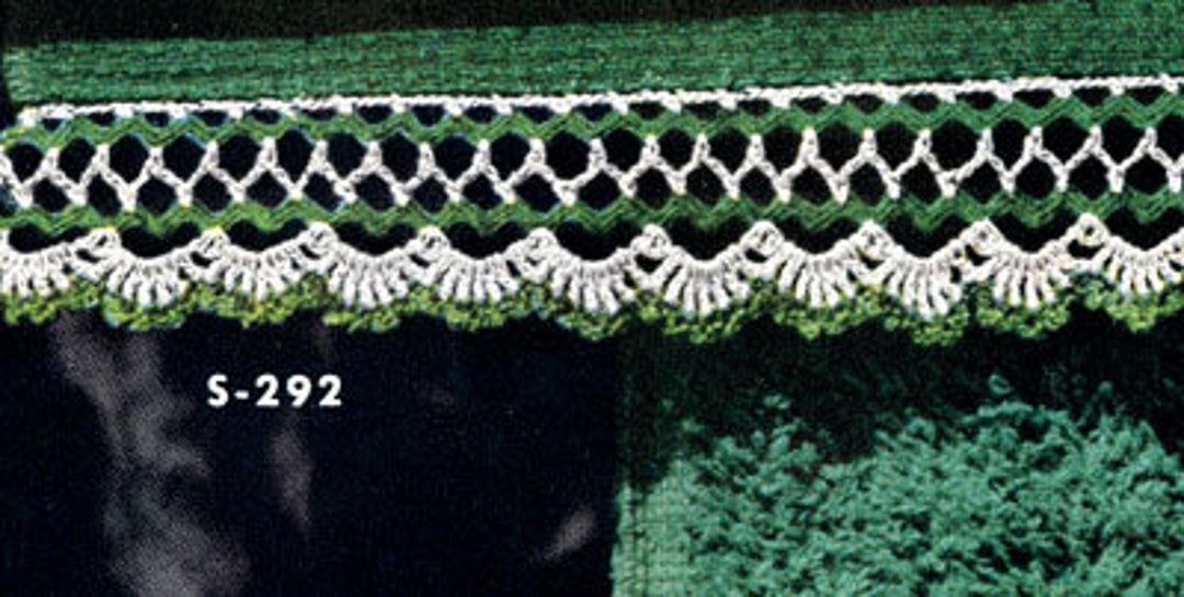 Rick Rack Edging PDF Crochet Pattern - Etsy