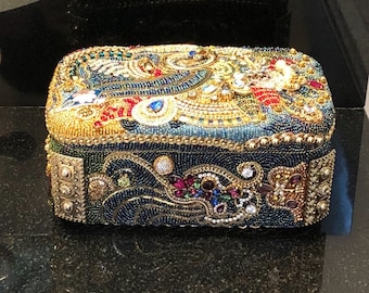 Blue Jeweled Box