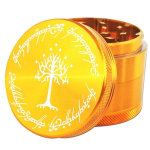 Ring scripture herb grinder 2.2 free carrying pouch image 1