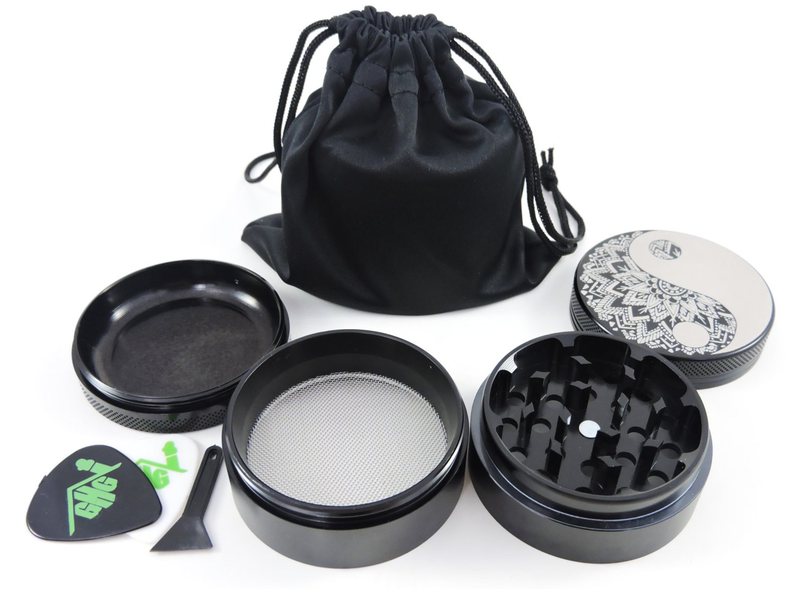 Herb Grinder Yin and Yang 2.2 Etsy