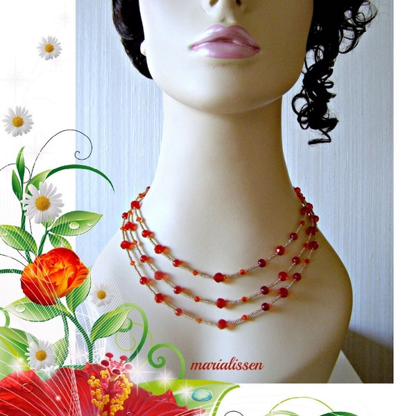 Collier Le Rouge en Habit d'Or