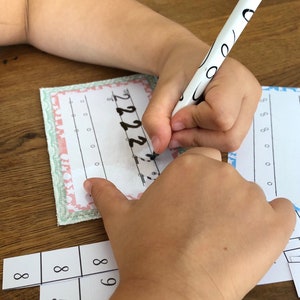 Pack éducatif pour apprendre à écrire les chiffres en téléchargement immédiat, soutien école maternelle et primaire