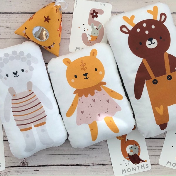 Coussin animaux, squishimallow pour décorer une chambre d'enfant ou de bébé à caliner