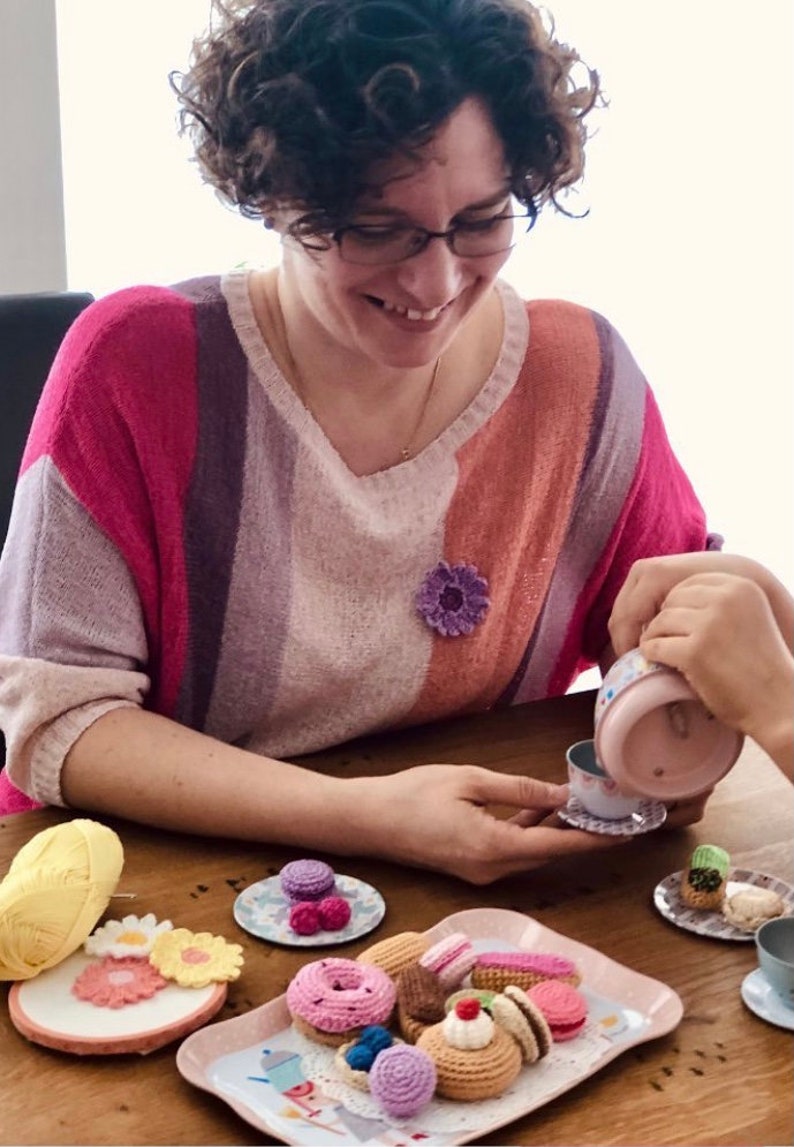 Patron dînette au crochet donut et baba au rhum pour dînette pour enfant image 10