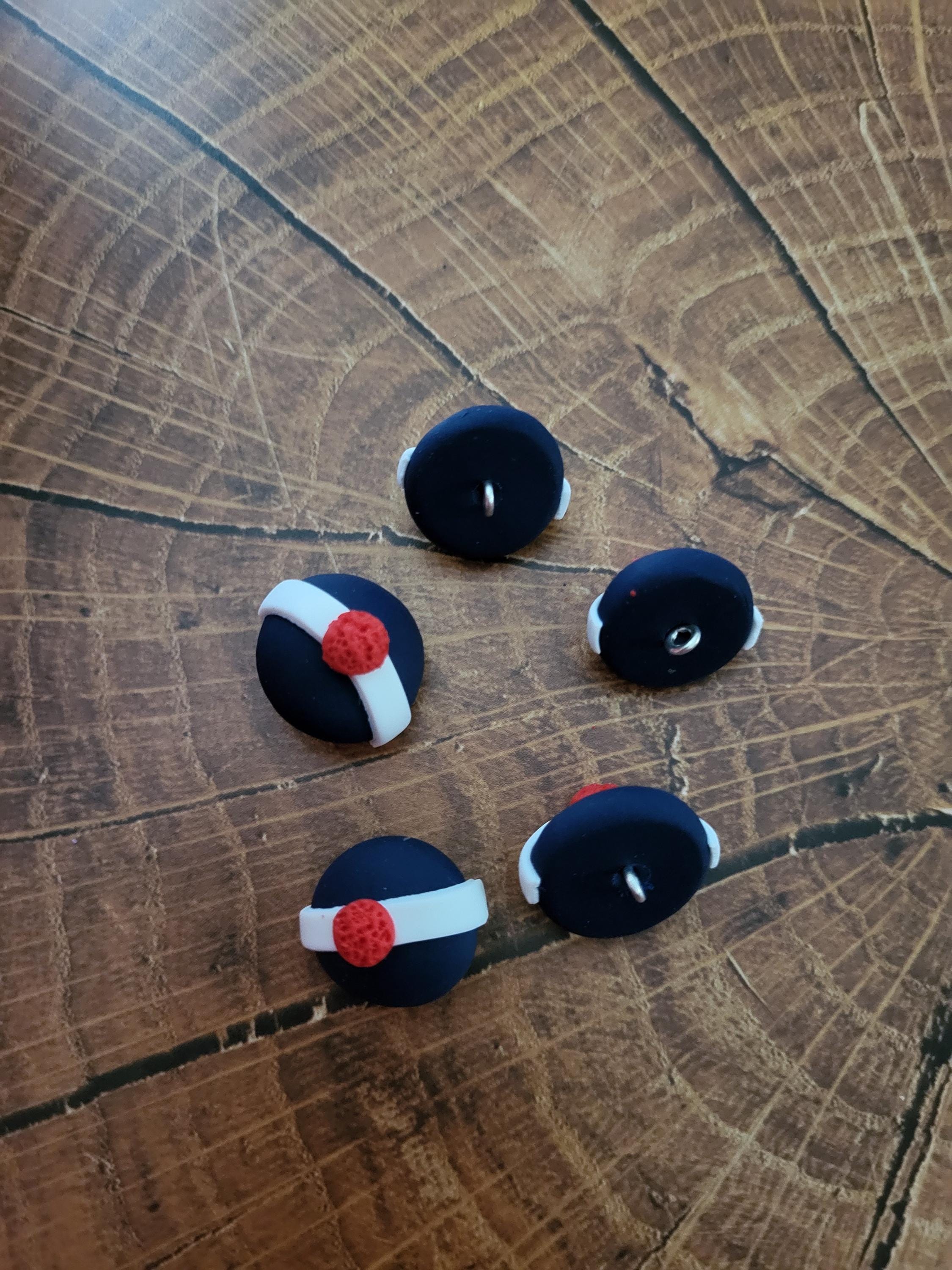 Set of 5 Sailor Beret Buttons - Etsy