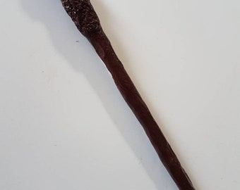 Wand hair pin