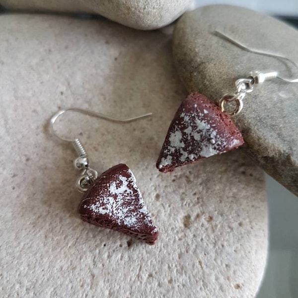 Boucles d'oreilles gâteau