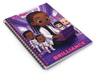 Custom Name 1-Subject Spiral Notebook, Journal - 8"x10.5" 70 Sheets Wide Ruled