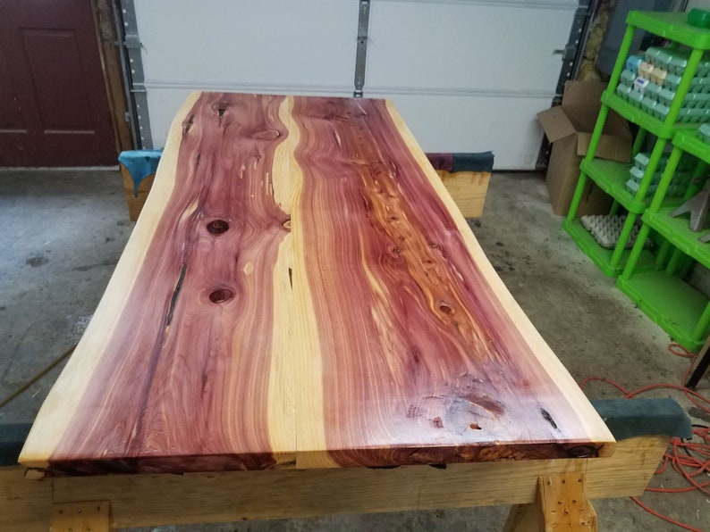 Medium Cedar Table Top Etsy