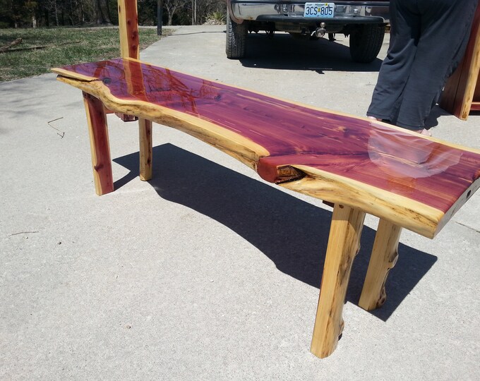 Red Cedar End Table Etsy