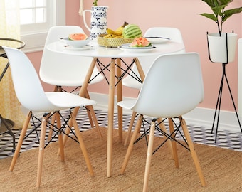 Eames Style 90cm Dining Table - Etsy Eames Style 90cm Dining Table - Etsy