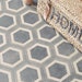 Hex Grey Sheet Vinyl Flooring. 2 Metre Wide Roll.