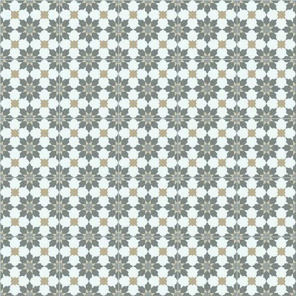 Retro Floral 2 Sheet Vinyl Flooring. 3 Metre Wide Roll. (118")