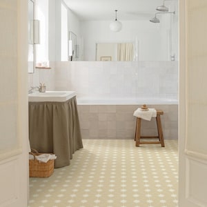 Laura Beige Blatt-Vinyl-Bodenbelag. 3 Meter Breite Rolle. (280cm)