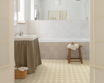 Laura Beige Sheet Vinyl Flooring. 3 Metre Wide Roll. (118")
