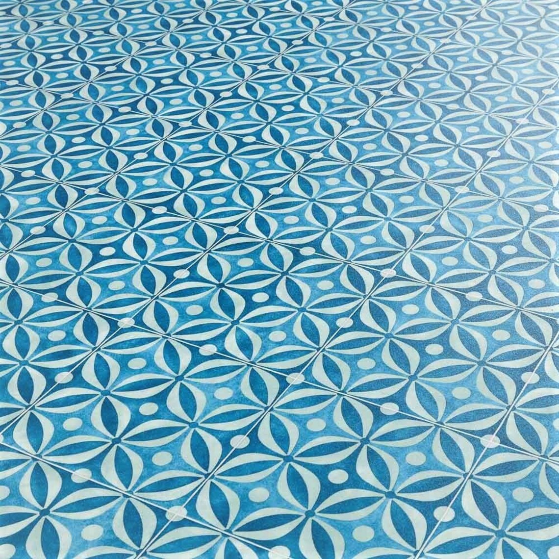 Mid Century Azure Sheet Vinyl Flooring. 2 Metre Wide Roll. Etsy UK