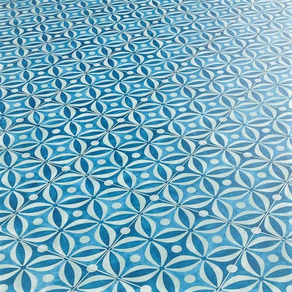 Suelo de vinilo Granada Blue Sheet. Rollo de 2 metros de ancho. 78 -   España
