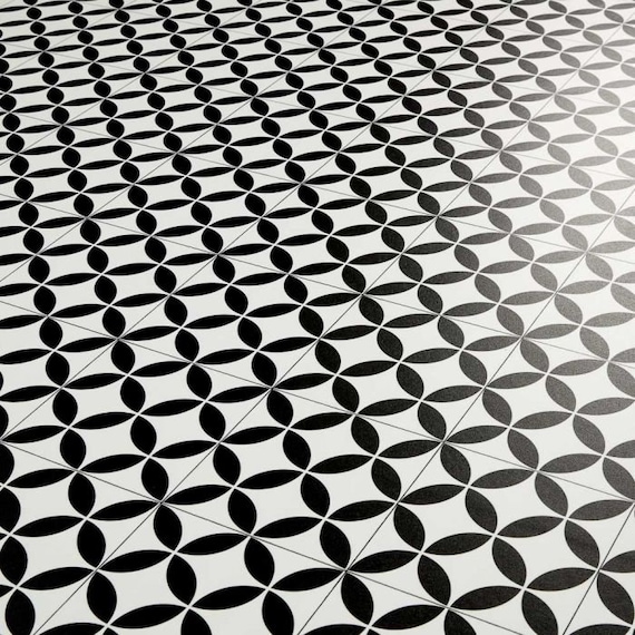 Black and white cushion floor clearance