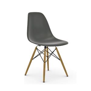 Eames Style DSW Chair. 10 Colours Available. Dark Grey