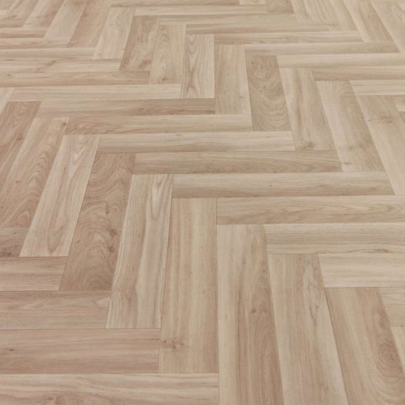 Planlagt tyfon indenlandske SAMPLE. Herringbone Parquet Light Oak Sheet Vinyl Flooring - Etsy