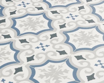 Cuenca Blue Sheet Vinyl Flooring. 2 Metre Wide Roll. (78")