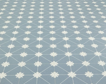 Laura Blue Sheet Vinyl Flooring. 3 Metre Wide Roll. (118")