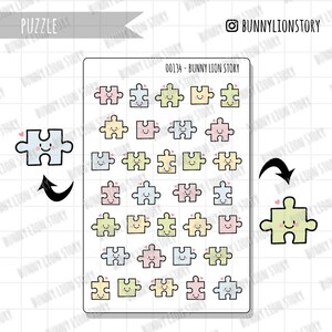 Legpuzzel Ontbrekend Stuk Bordspel Tijd voor het Gezin | Leuke kawaii planner plakboek dagboek dagboek agenda herinnering schema decoratie sticker