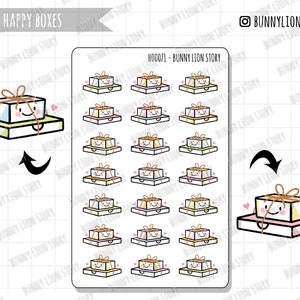 Happy Mail Pakketdoos Verjaardagscadeau Online winkelen | Leuke kawaii planner bujo agenda agenda herinnering schema decoratie dagboek sticker