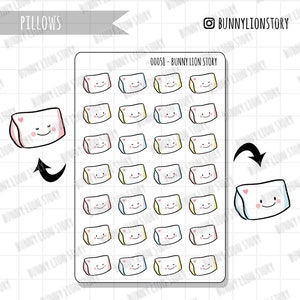 Kussen Diepe Slaap Gezonde Levensstijl Power Nap | Leuke Planner Sticker Plakboek Dagboek Dagboek Agenda Herinnering Schema Decoratie Bujo