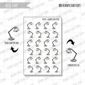 Bureautafellamp Leeslamp Werkplan Projectdeadline | Leuke Sticker Planner Plakboek Dagboek Agenda Herinnering Schema Decoratie