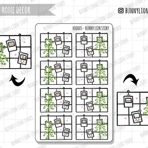 Interieurontwerp opnieuw inrichten Home Bureau Trend Wall Wall Decor | Leuke Planner Sticker Plakboek Dagboek Dagboek Agenda Herinnering Decoratie Bujo