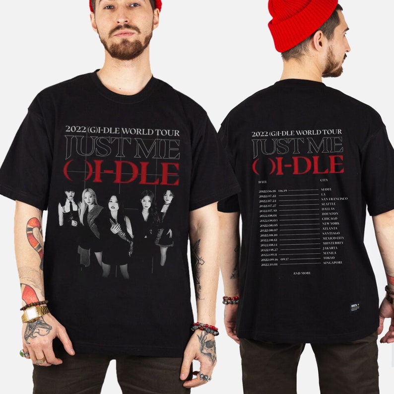 GIDLE Just Me World Tour 2022 Shirt gidle 2022 World Tour - Etsy