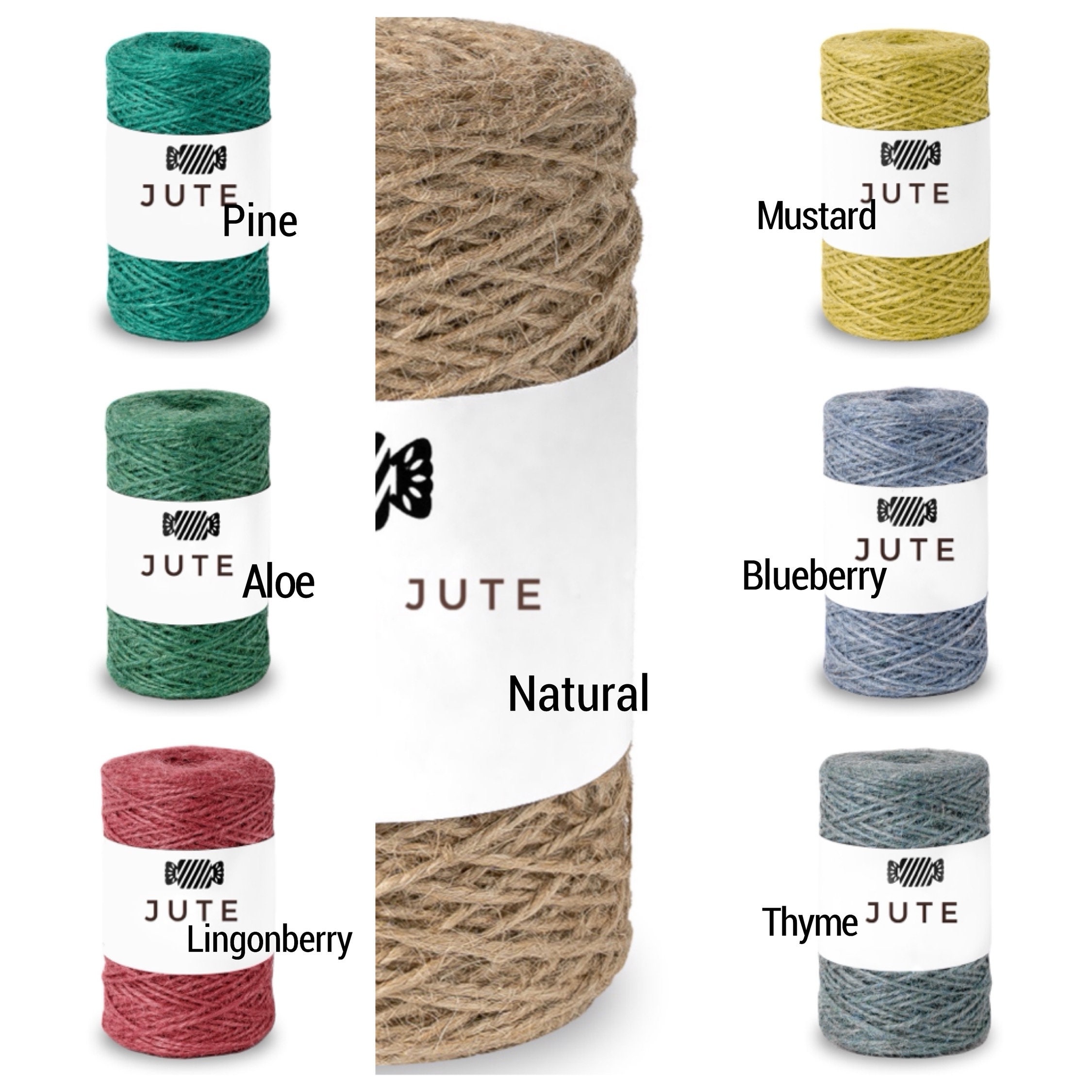 Jute twine Natural Jute for Macrame 200m/218ya Jute yarn 1.5mm Etsy