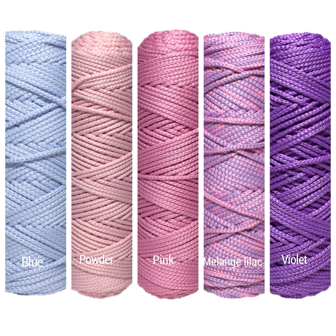 Polyester Cord corde Macrame cordon Crochet textile Macrame Etsy