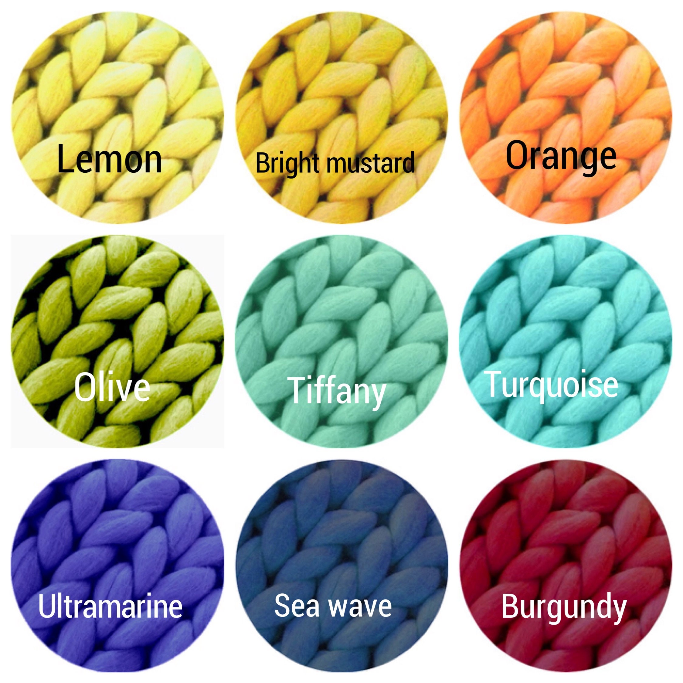 Super Chunky merino wool yarn High quality merino wool Roving Etsy