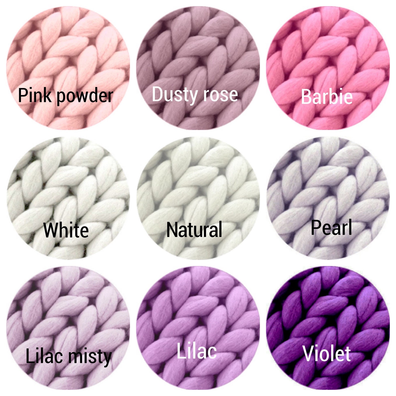 Super Chunky Merino Wool Yarn Giant Knitted Wool Big Stitch Etsy