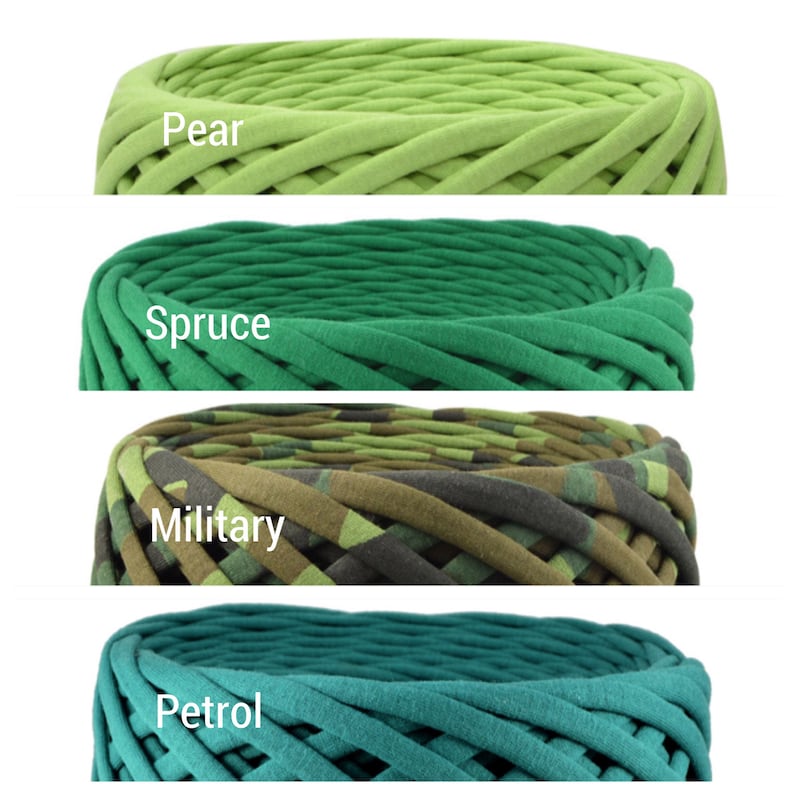 Tshirt yarn tshirt crochet yarn Fabric knitting yarn Chunky Etsy