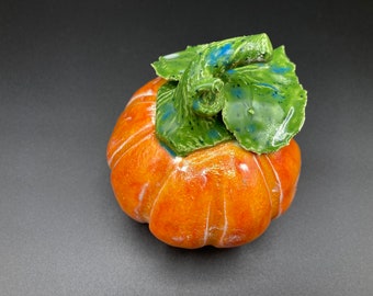 Charming little handmade pumpkin