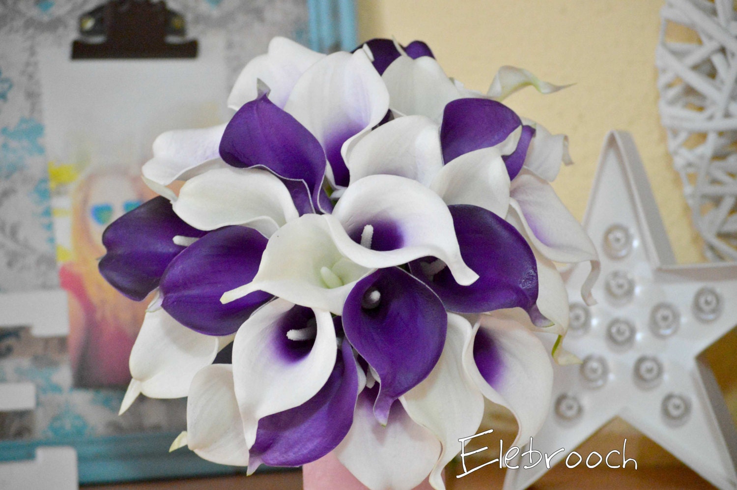 Ramo Novia Calas _ Bridal Cala Lilly Bouquet Lili Blue - Etsy Canada