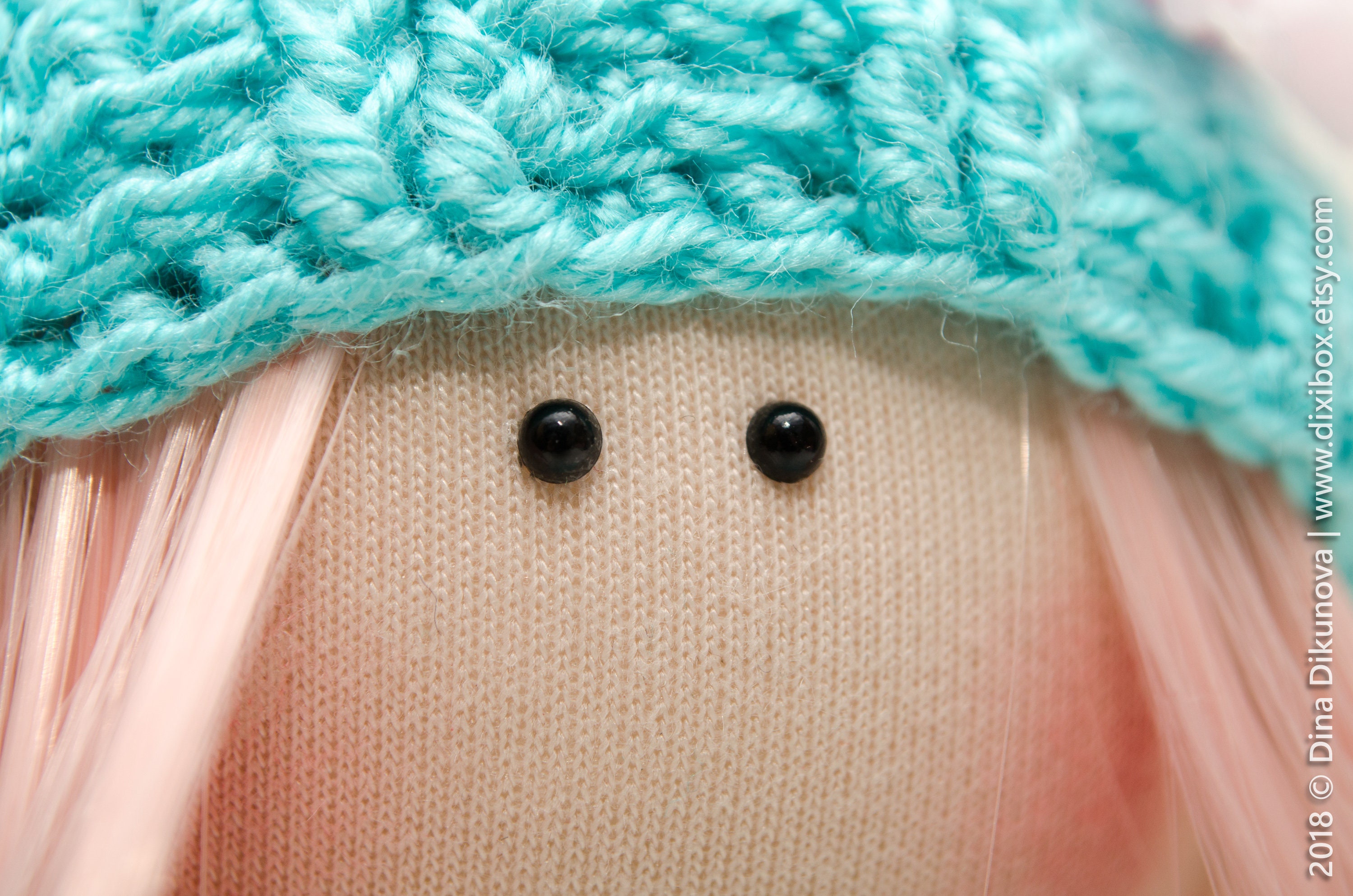 Mini Beanie Crochet Pattern Textile Doll PDF Etsy